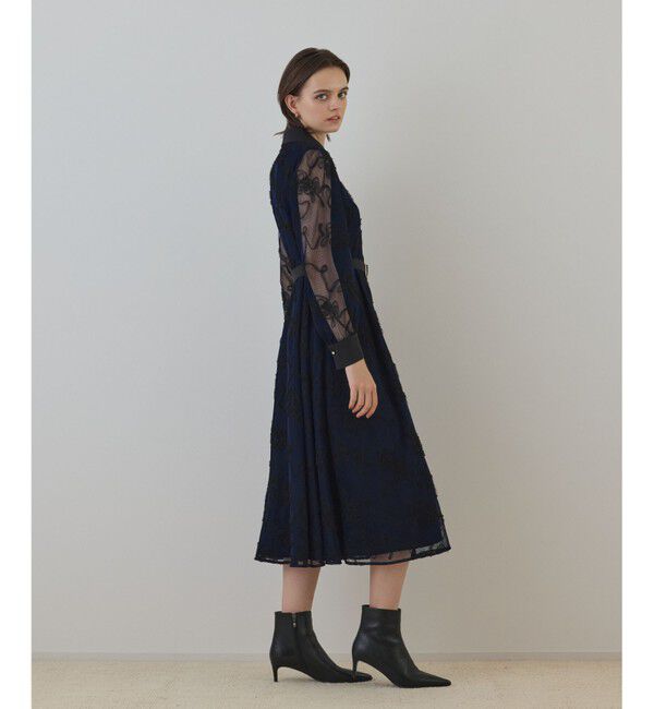 GRACE CONTINENTAL「チュールコードレースワンピース」|ワンピース|
