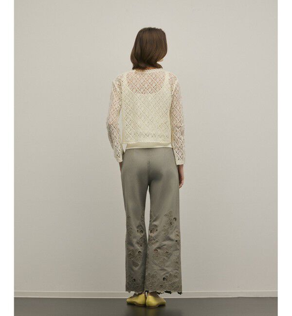 GRACE CONTINENTAL「カットワークフレアパンツ」|その他|