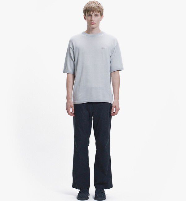 LACOSTE「スウェードタッチ ピーチワイドパンツ」|その他|