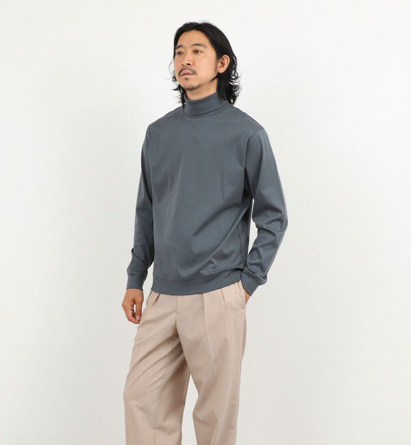 NOLLEY'S goodman「《ビジカジ対応》シルケットスムース タートルネック ドレスロンT 26AW」|Tシャツ・カットソー|