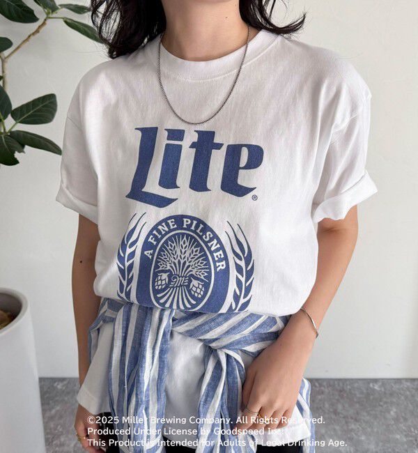 fredy emue「【GOOD ROCK SPEED/グッドロックスピード】Miller LITE 半袖Tシャツ」|Tシャツ・カットソー|