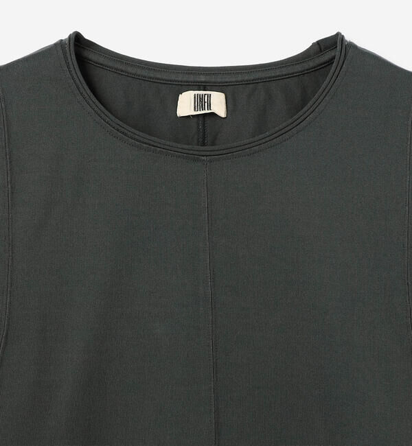  「UNFIL | シルケットコットンジャージー クルーネックTシャツ WOMEN」|Tシャツ・カットソー|