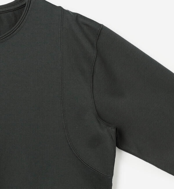  「UNFIL | シルケットコットンジャージー クルーネックTシャツ WOMEN」|Tシャツ・カットソー|