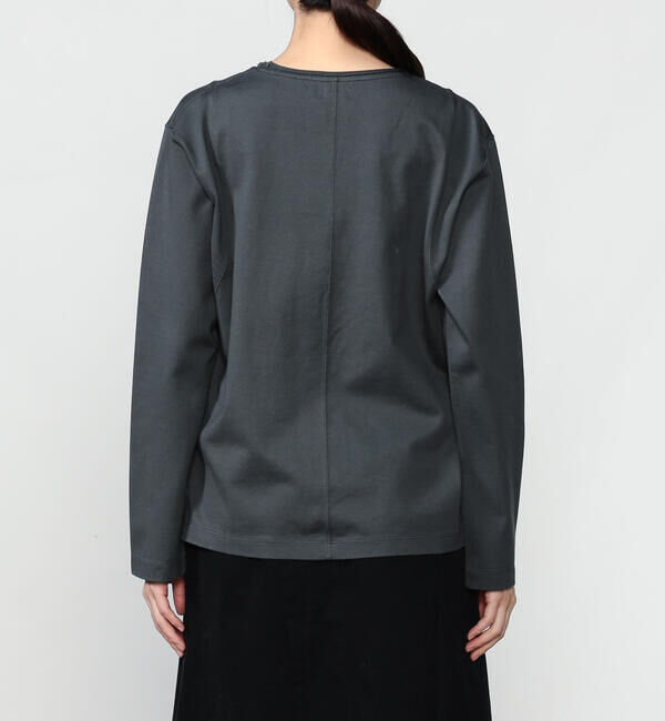  「UNFIL | シルケットコットンジャージー クルーネックTシャツ WOMEN」|Tシャツ・カットソー|