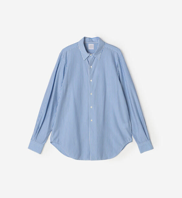  「GOOD PEOPLE GOOD STITCHING GOOD PRODUCT | 〈別注〉レギュラーカラー長袖シャツ MEN」|シャツ・ブラウス|BLUE系1