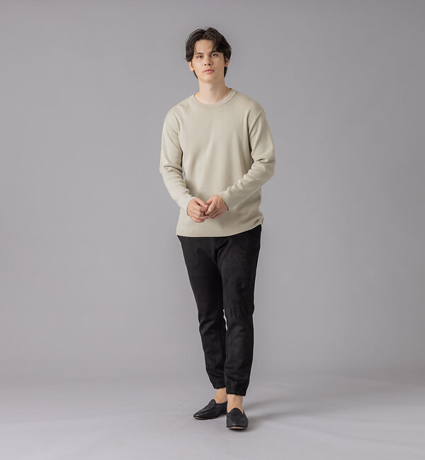 ABAHOUSE「【セットアップ対応】シルキー ネオスエード ジョガーパンツ」|その他|