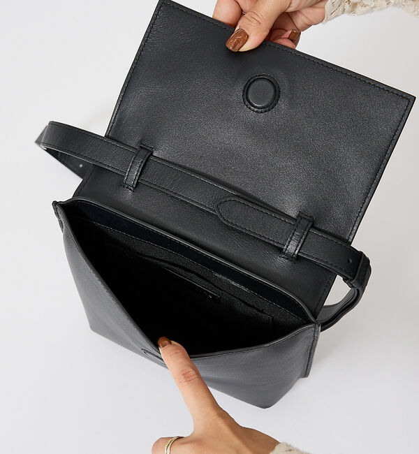 ABAHOUSE「【YArKA/ヤーカ】real leather Flap 2way bag So」|ショルダー・メッセンジャー|