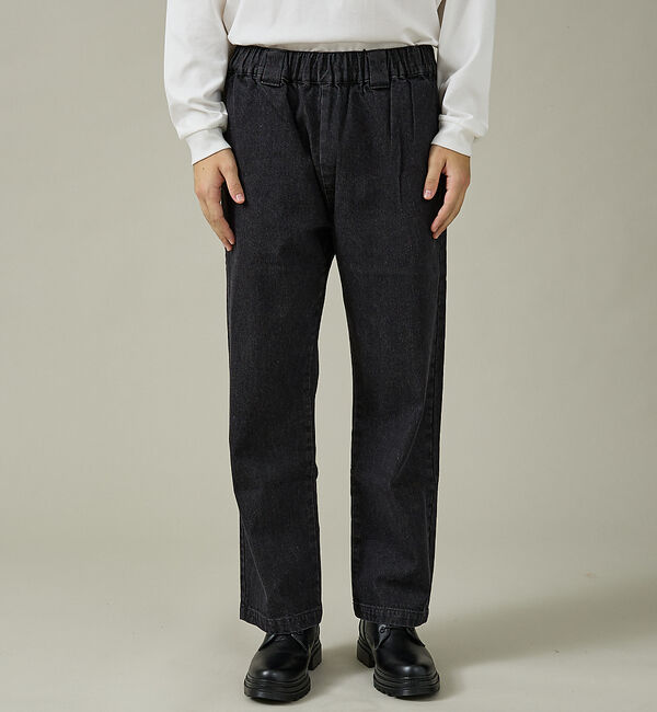ABAHOUSE「【DICKIES / ディッキーズ】TCツイル/デニム ワイドストレートパンツ（」|その他|