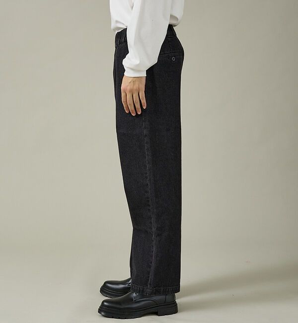 ABAHOUSE「【DICKIES / ディッキーズ】TCツイル/デニム ワイドストレートパンツ（」|その他|