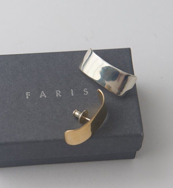 Rouge vif「FARIS SLOPE Stud シルバーピアス」|ピアス|