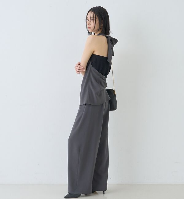 Rouge vif「【セットアップ対応】ホルダーネックブラウス」|シャツ・ブラウス|