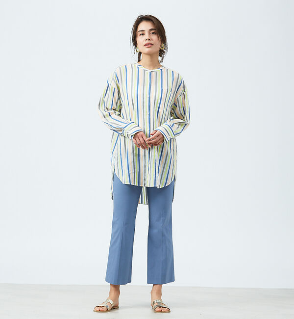 qualite「ストレッチクロップドフレアーパンツ」|その他|