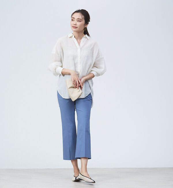 qualite「ストレッチクロップドフレアーパンツ」|その他|
