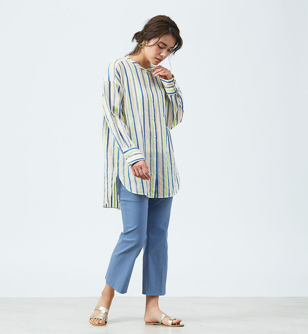 qualite「ストレッチクロップドフレアーパンツ」|その他|