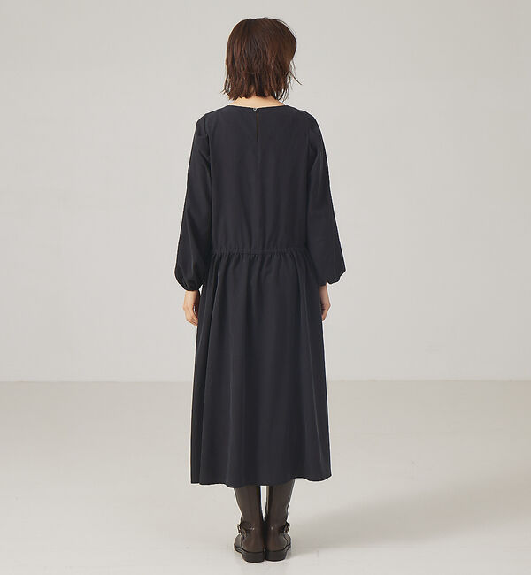 qualite「【WEB・一部店舗限定】フィブリルボリュームスリーブワンピース」|ワンピース|