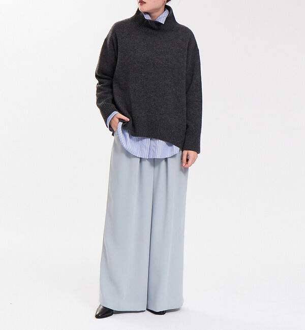 qualite「ストレッチサテンワイドパンツ」|その他|