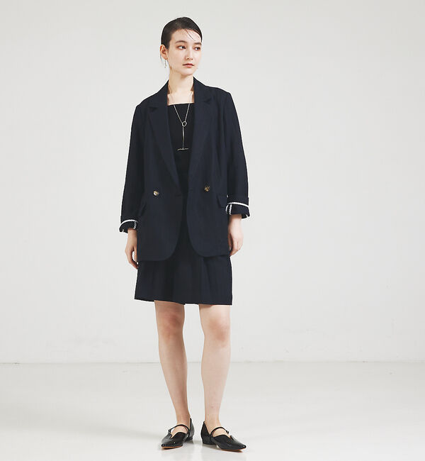 qualite「【セットアップ対応】ランダムヘリンボーンリネンショートパンツ」|その他|