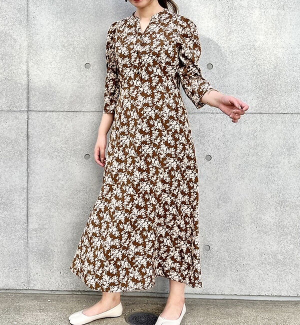 abahouse mavie「【大人のいちまんワンピ】プリントワンピース」|ワンピース|