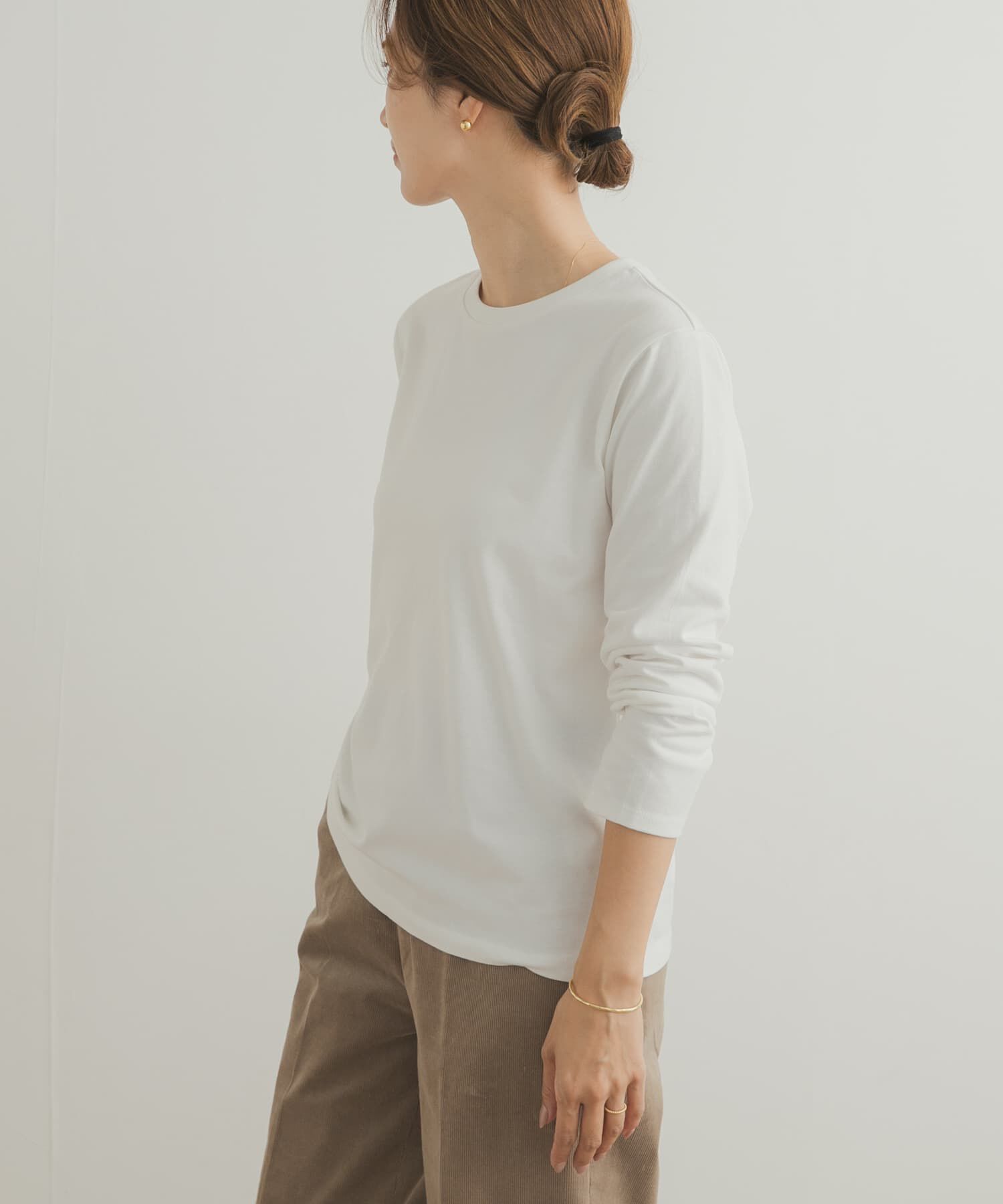 URBAN RESEARCH DOORS「Grow Organic クルーネックロングスリーブTシャツ」|Tシャツ・カットソー|