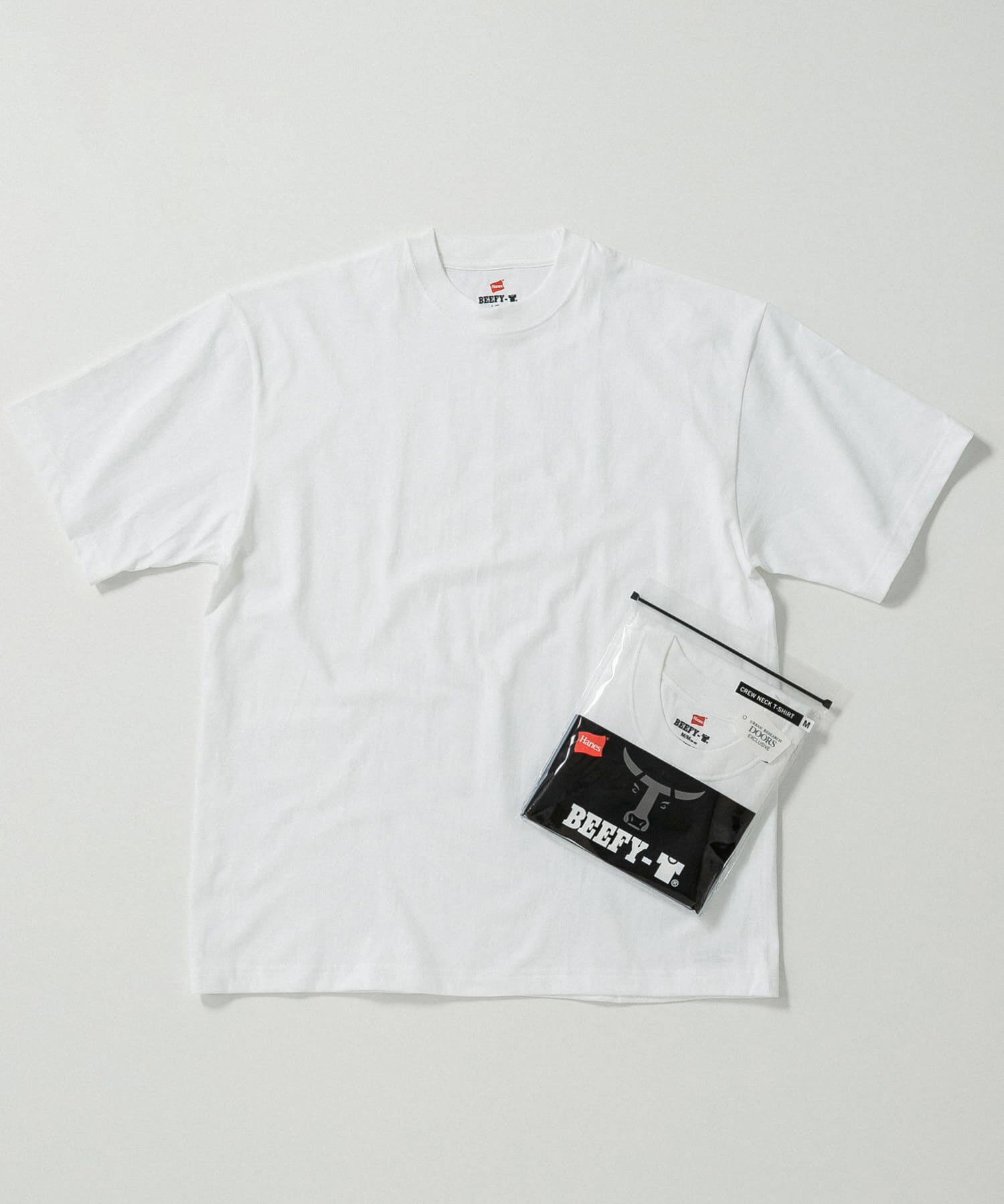 URBAN RESEARCH DOORS「『別注』HANES&times;DOORS　BEEFY-T DOORS FIT SHORT-SLEEVE」|Tシャツ・カットソー|