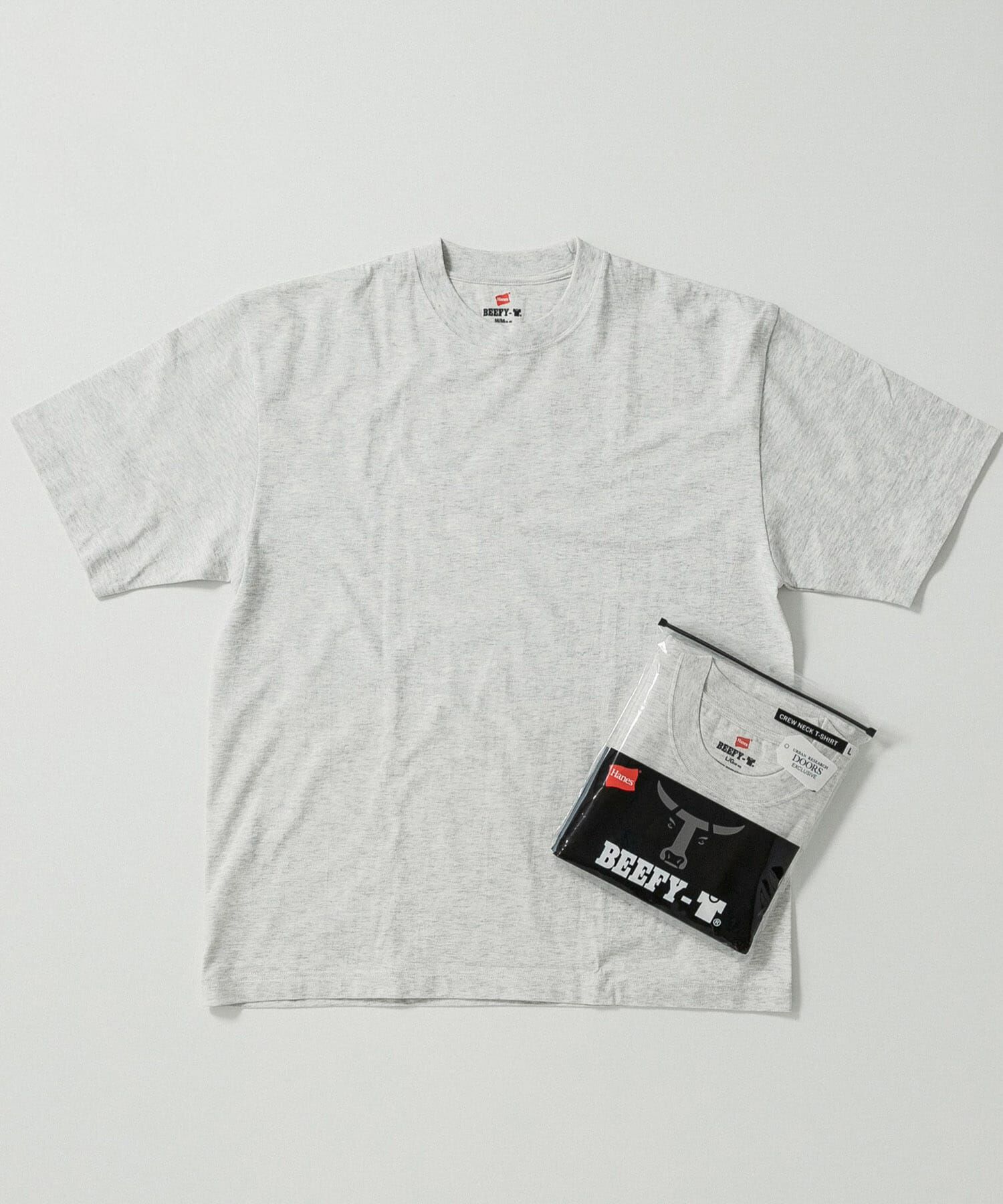 URBAN RESEARCH DOORS「『別注』HANES&times;DOORS　BEEFY-T DOORS FIT SHORT-SLEEVE」|Tシャツ・カットソー|