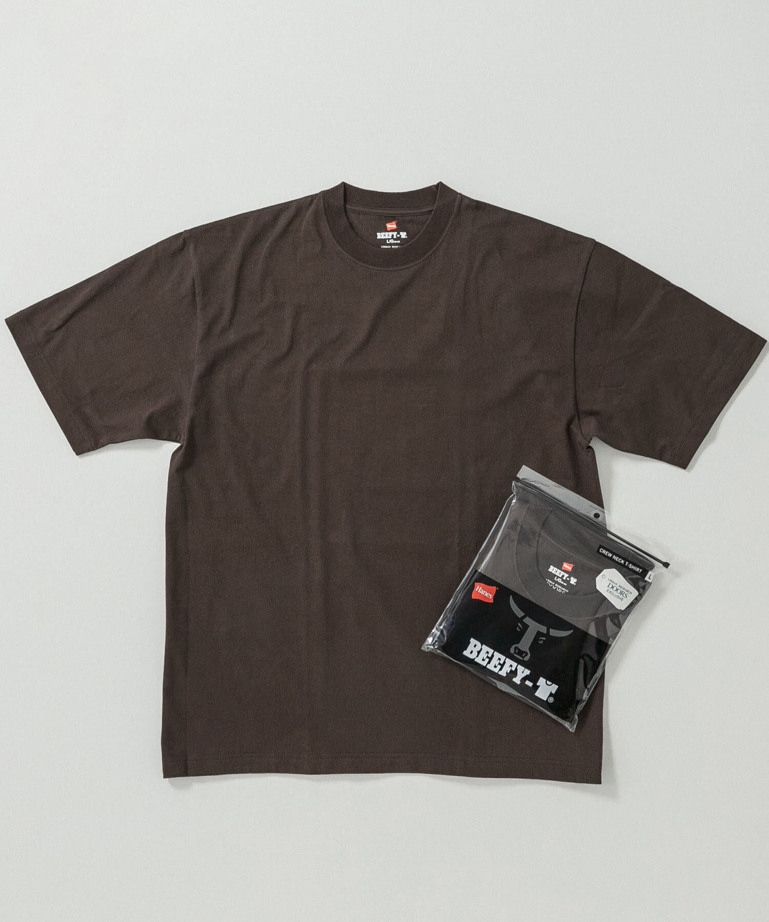 URBAN RESEARCH DOORS「『別注』HANES&times;DOORS　BEEFY-T DOORS FIT SHORT-SLEEVE」|Tシャツ・カットソー|