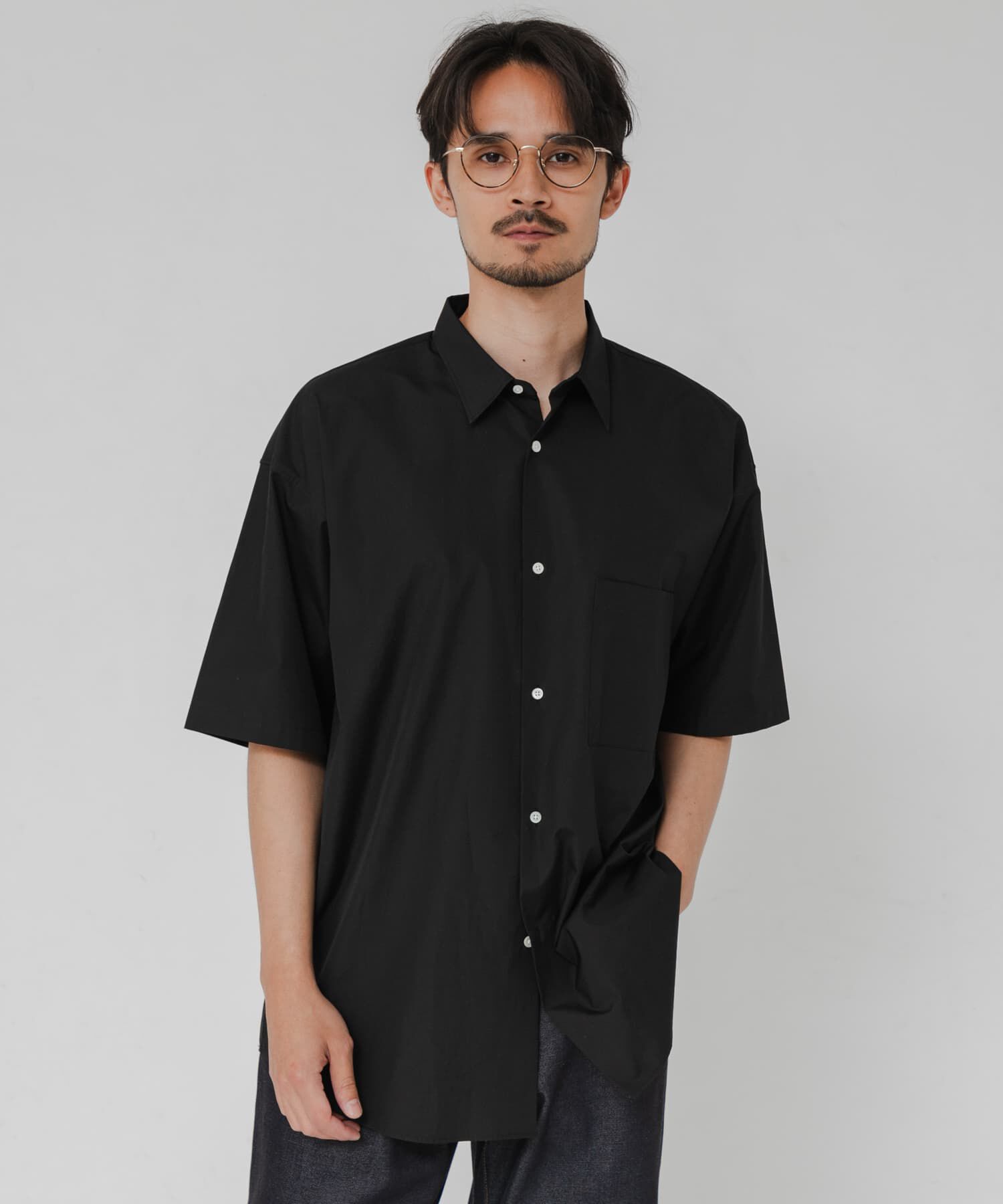 URBAN RESEARCH「THOMAS MASON SHORT-SLEEVE OVER SHIRTS」|シャツ・ブラウス|