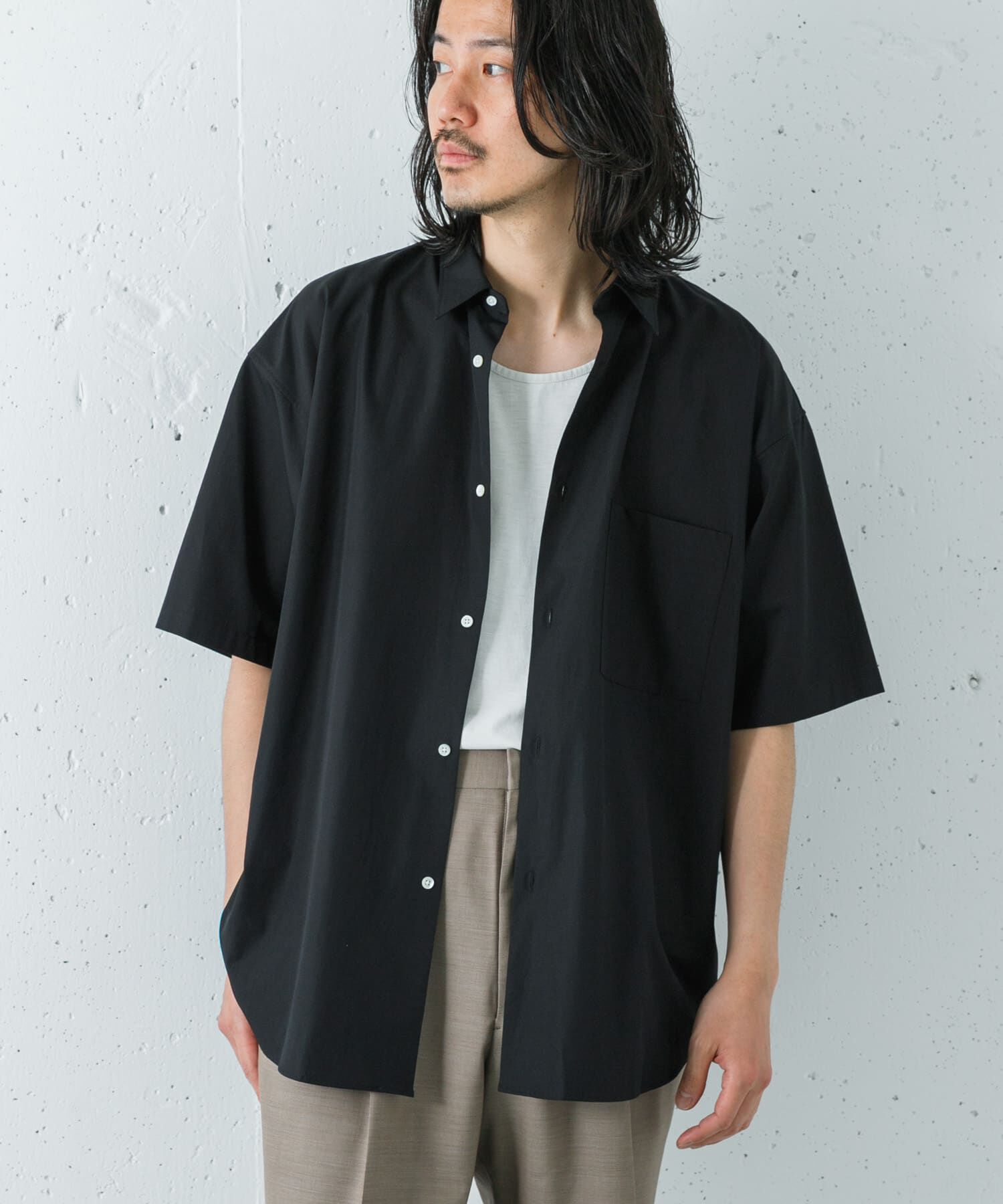 URBAN RESEARCH「THOMAS MASON SHORT-SLEEVE OVER SHIRTS」|シャツ・ブラウス|