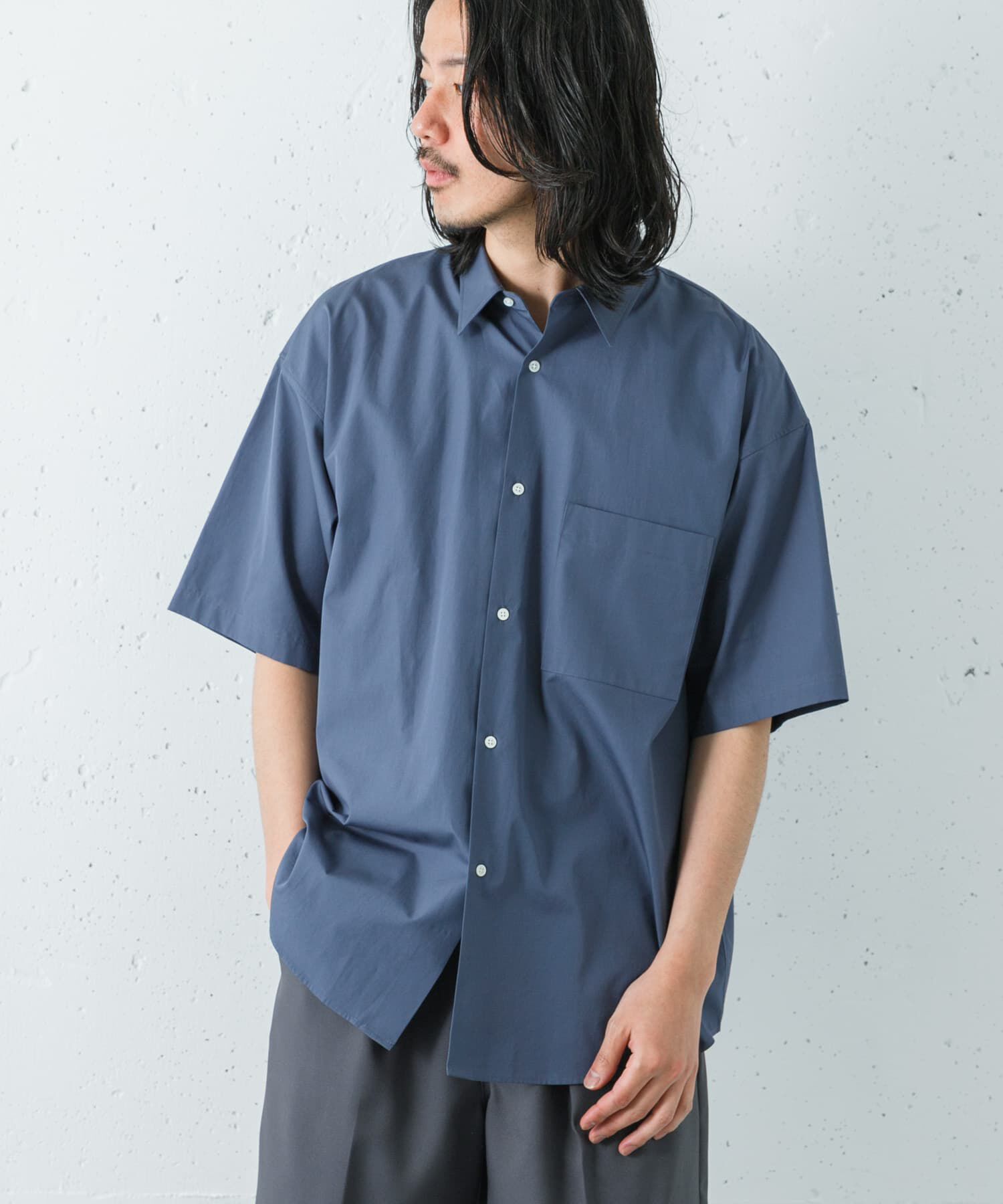 URBAN RESEARCH「THOMAS MASON SHORT-SLEEVE OVER SHIRTS」|シャツ・ブラウス|