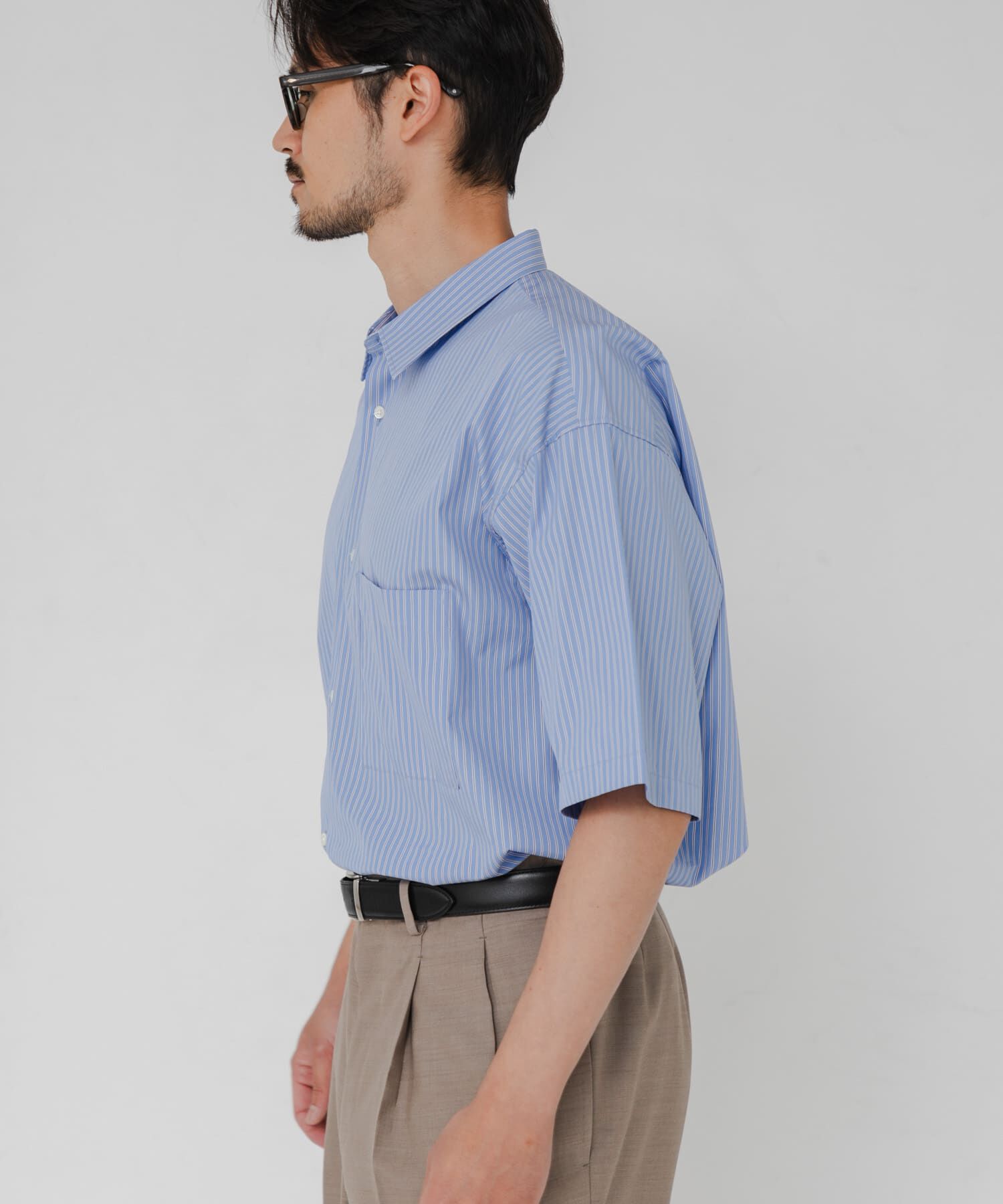 URBAN RESEARCH「THOMAS MASON SHORT-SLEEVE OVER SHIRTS」|シャツ・ブラウス|