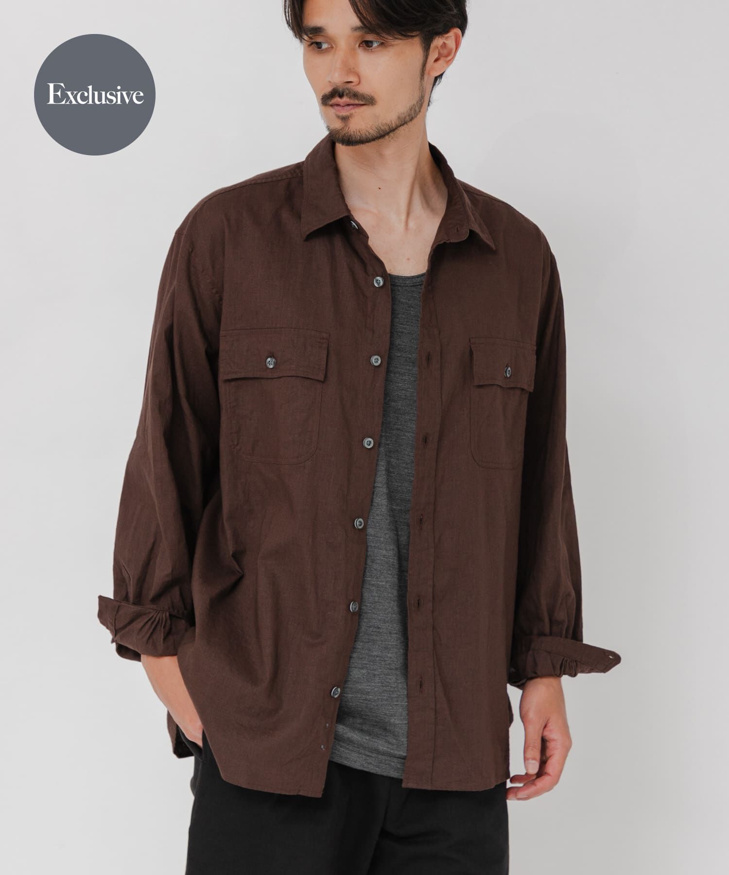 URBAN RESEARCH「『別注』BROOKS BROTHERS&times;URBAN RESEARCH　SAFARI SHIRTS LONG-SLEEVE」|シャツ・ブラウス|