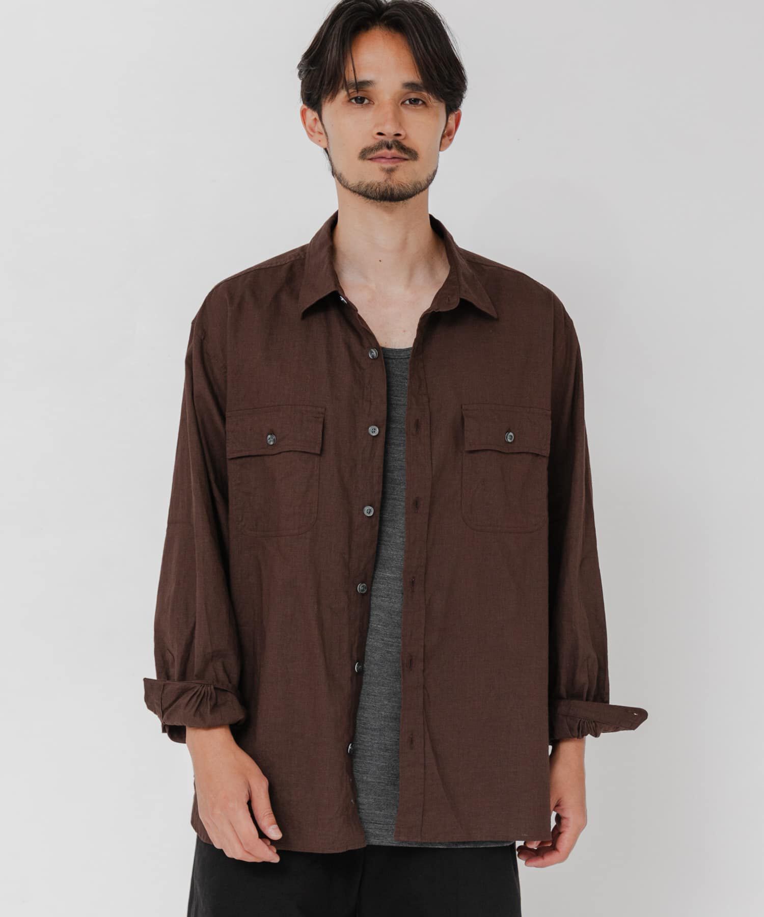 URBAN RESEARCH「『別注』BROOKS BROTHERS&times;URBAN RESEARCH　SAFARI SHIRTS LONG-SLEEVE」|シャツ・ブラウス|