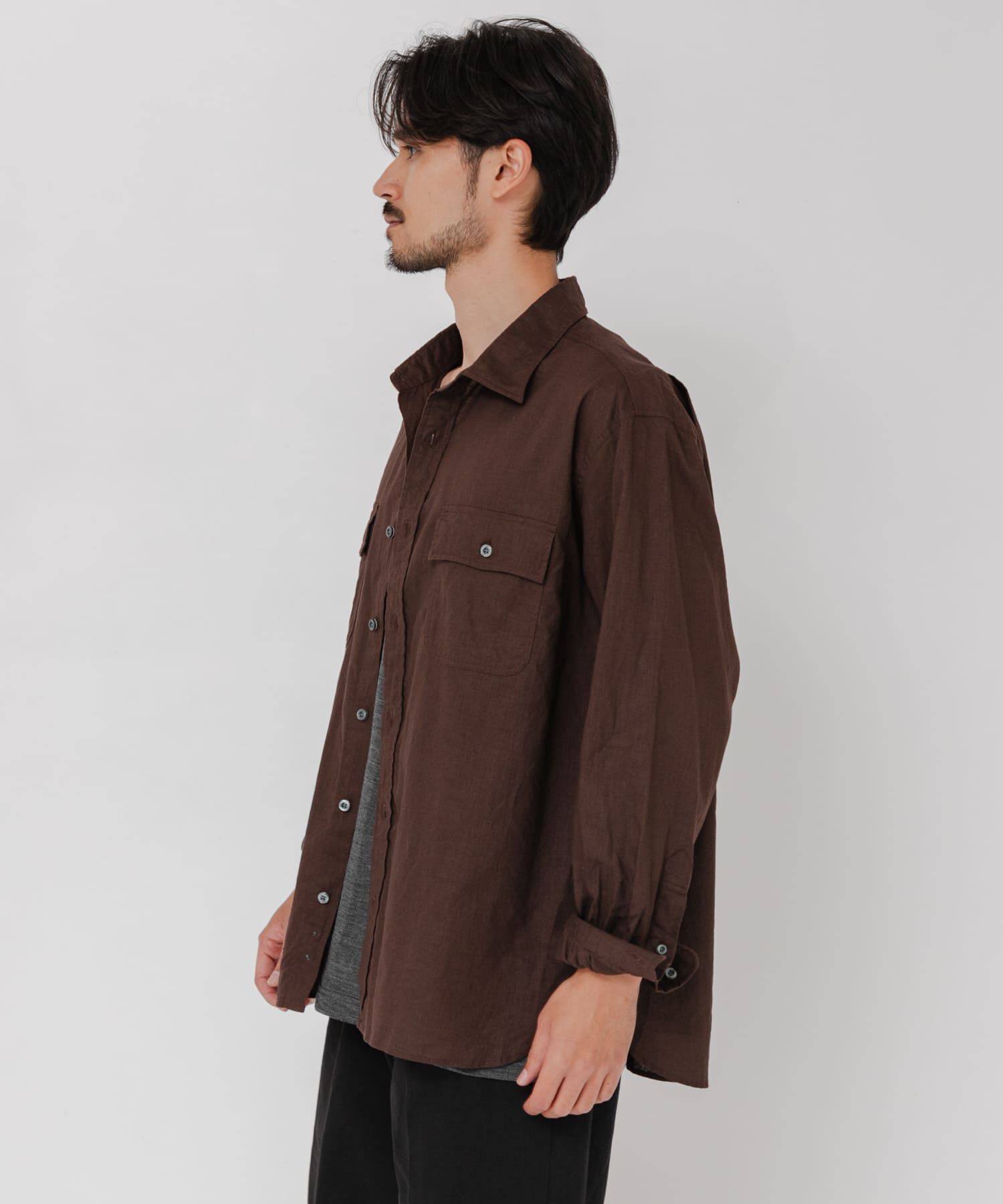 URBAN RESEARCH「『別注』BROOKS BROTHERS&times;URBAN RESEARCH　SAFARI SHIRTS LONG-SLEEVE」|シャツ・ブラウス|