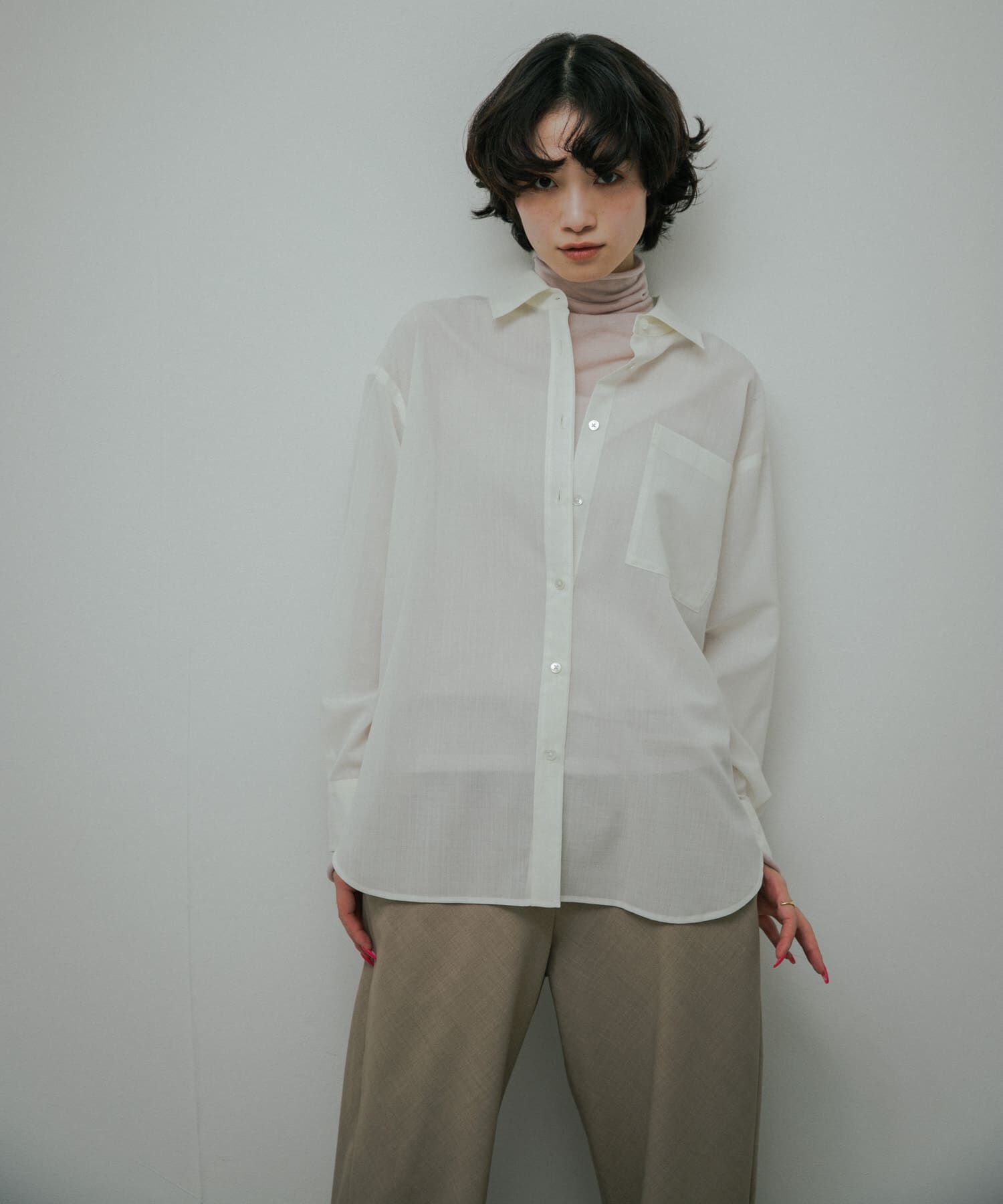 URBAN RESEARCH DOORS「Wool Blend Basic Shirts」|シャツ・ブラウス|