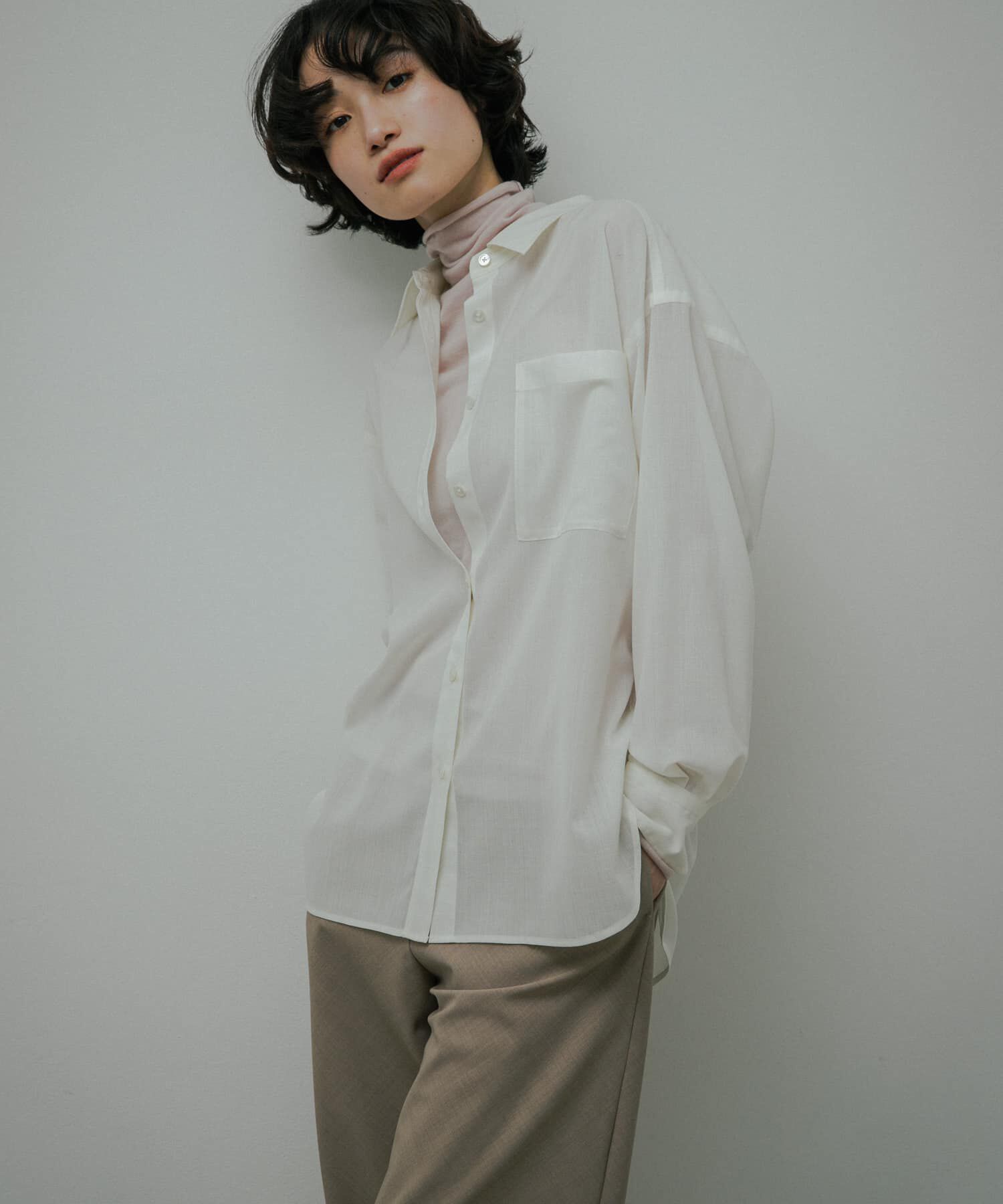 URBAN RESEARCH DOORS「Wool Blend Basic Shirts」|シャツ・ブラウス|