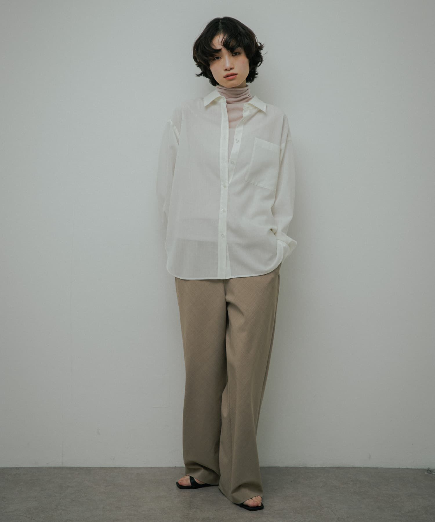 URBAN RESEARCH DOORS「Wool Blend Basic Shirts」|シャツ・ブラウス|