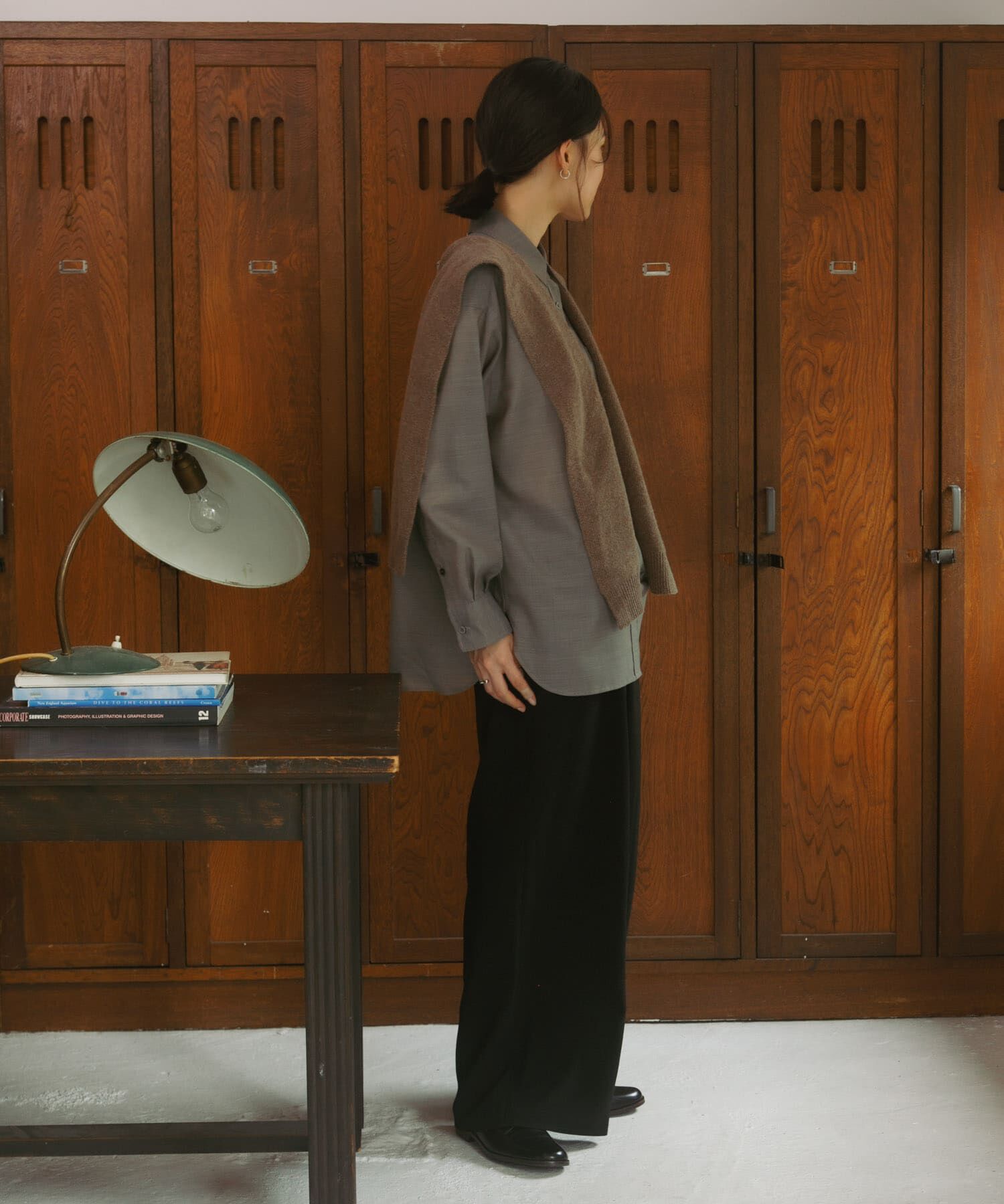 URBAN RESEARCH DOORS「Wool Blend Basic Shirts」|シャツ・ブラウス|