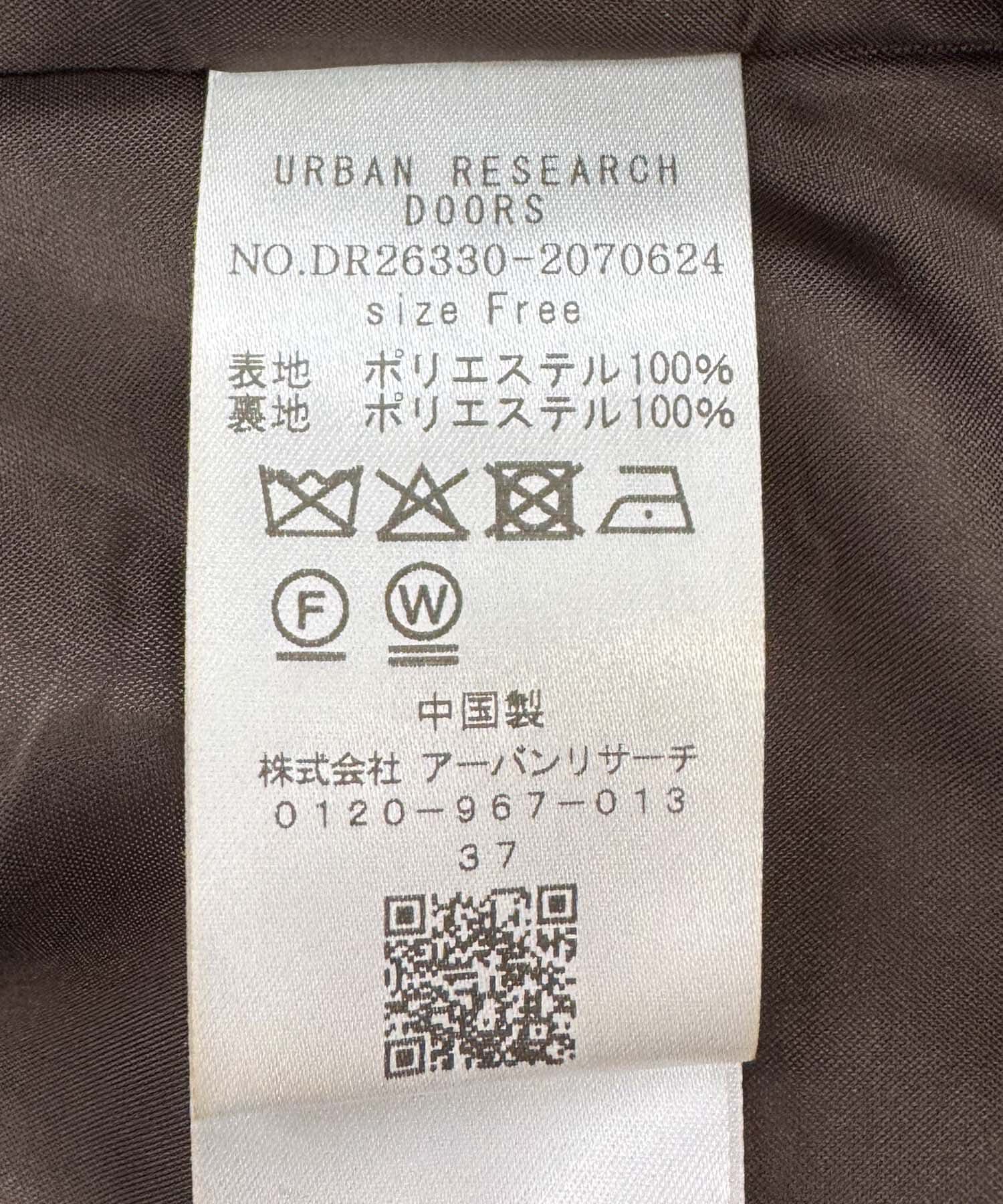URBAN RESEARCH DOORS「スウェードライクブルゾン 26AW」|ブルゾン・スタジャン|