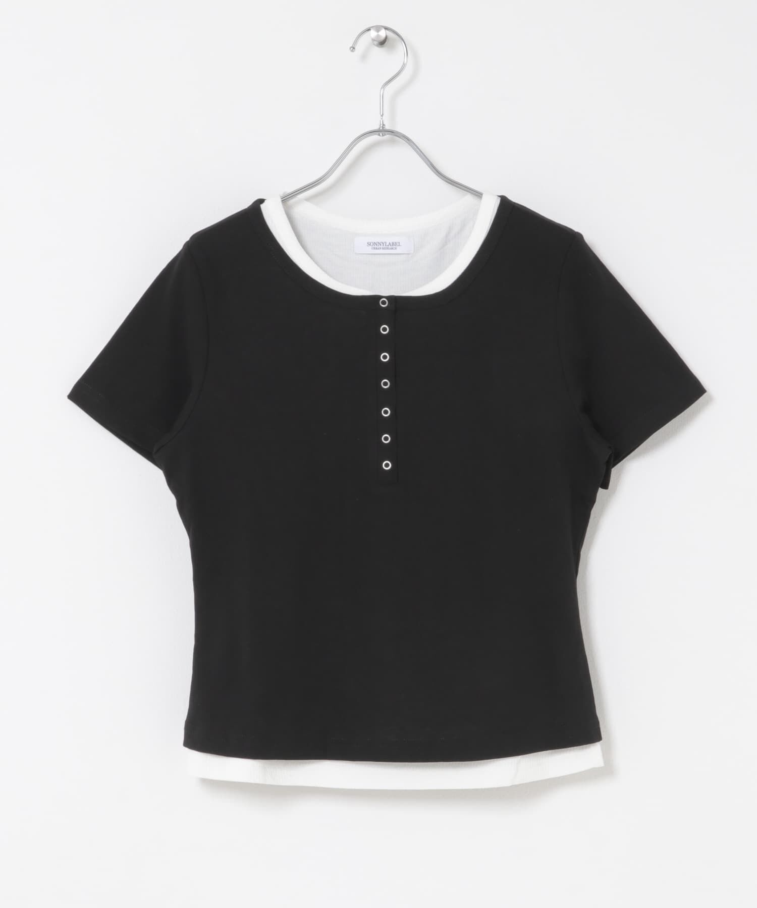 Sonny Label 「レイヤードライクヘンリーネックプルオーバー」|Tシャツ・カットソー|