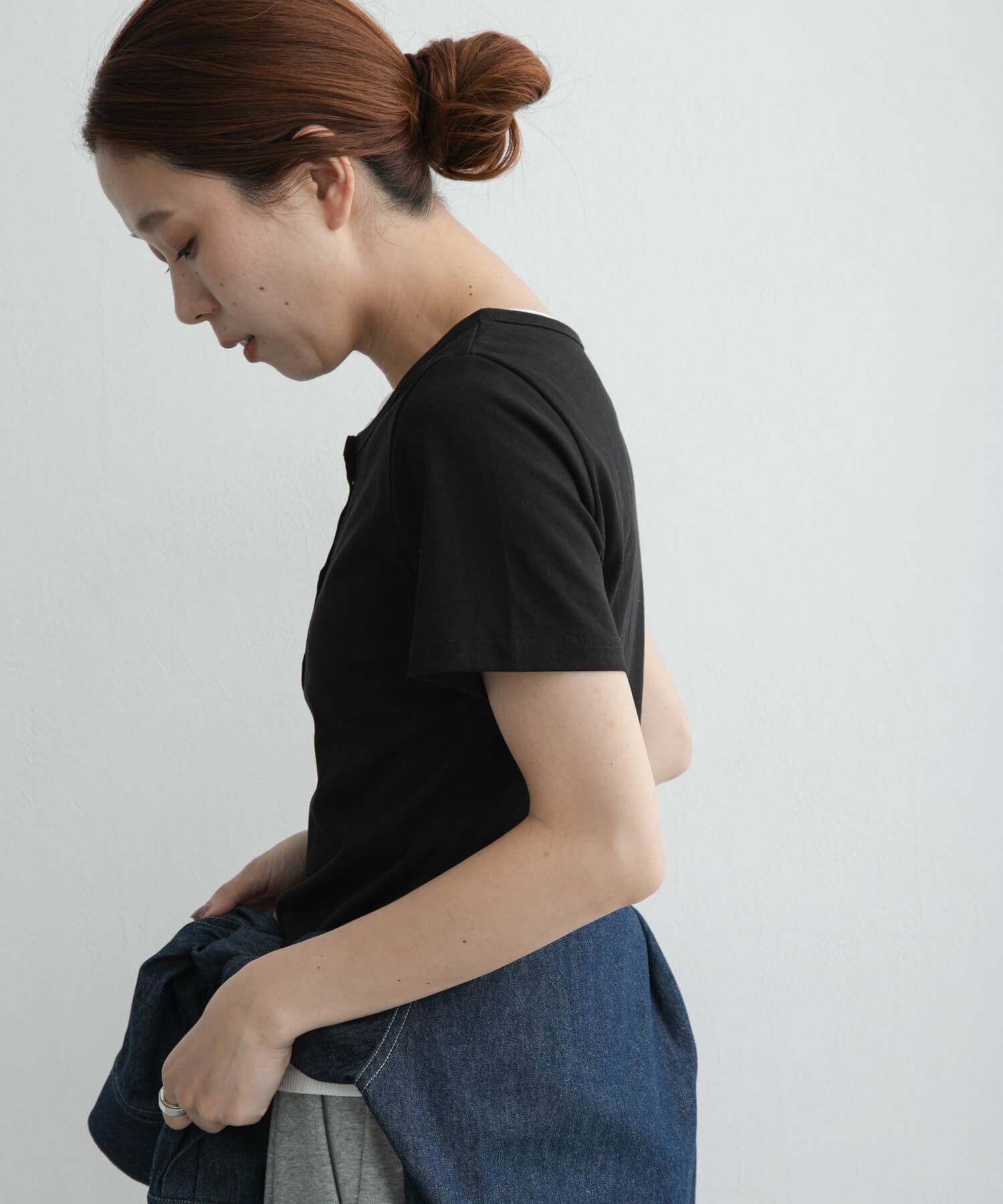 Sonny Label 「レイヤードライクヘンリーネックプルオーバー」|Tシャツ・カットソー|