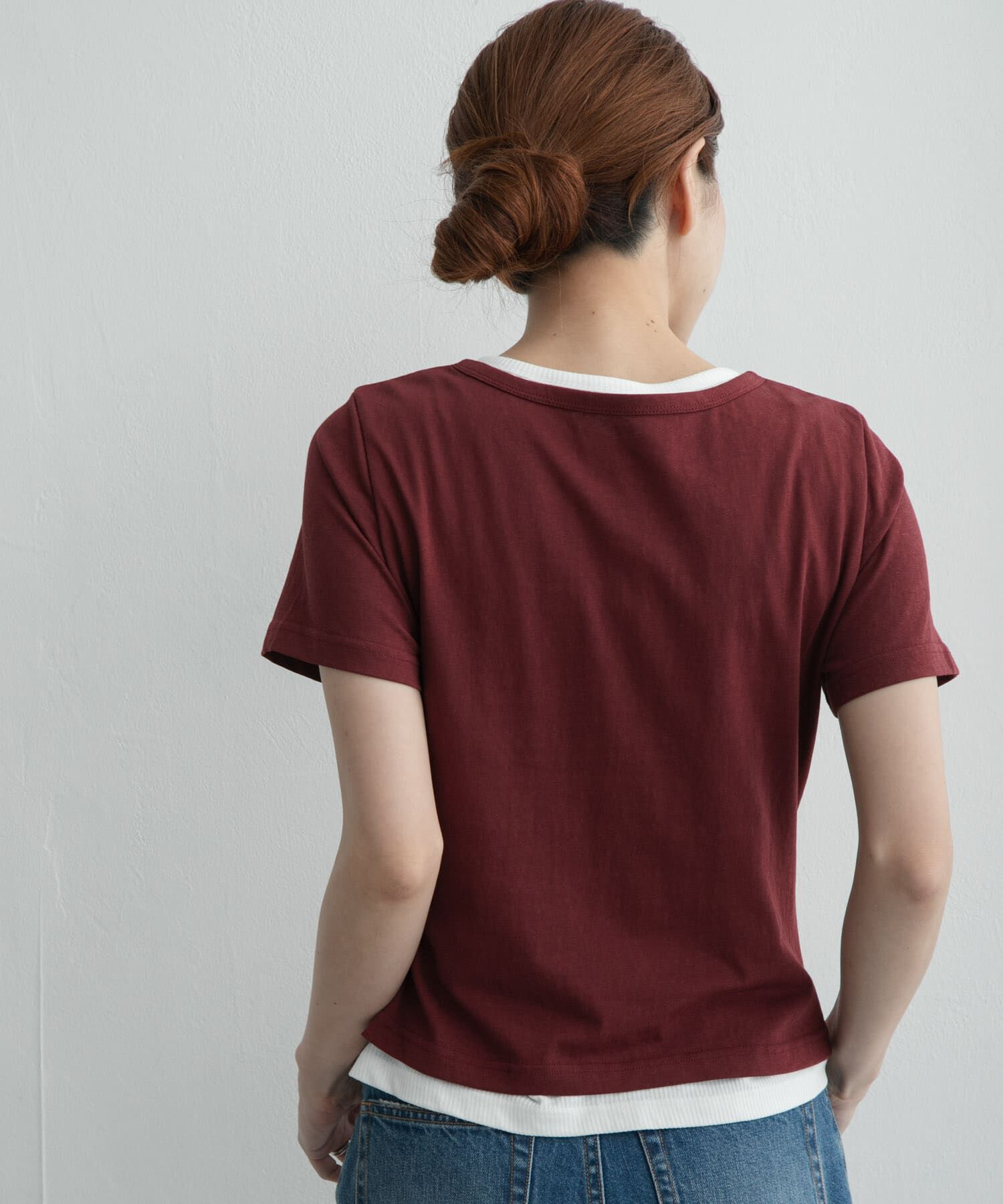 Sonny Label 「レイヤードライクヘンリーネックプルオーバー」|Tシャツ・カットソー|