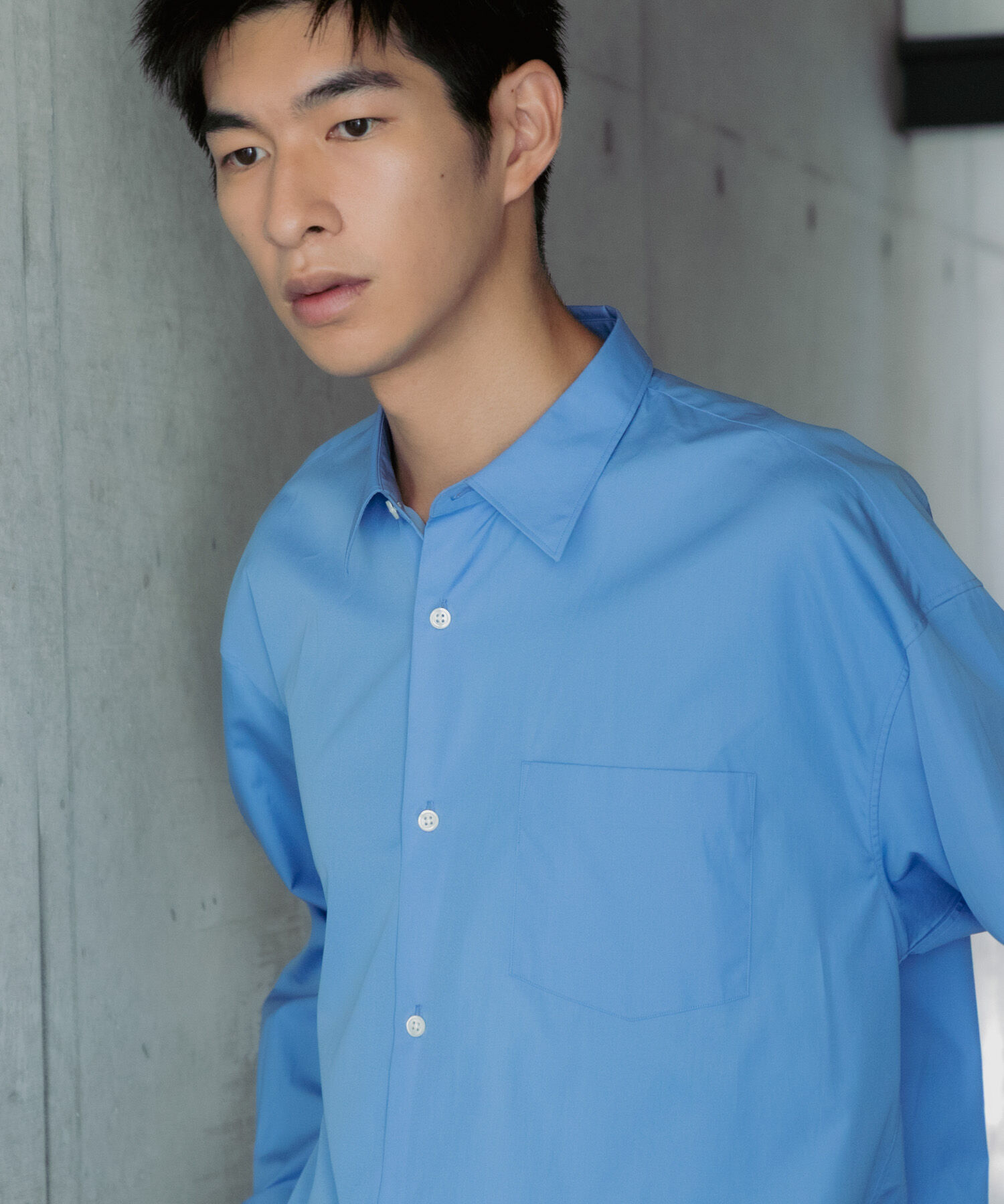 URBAN RESEARCH「new basic　THOMAS MASON LONG-SLEEVE OVER SHIRTS」|シャツ・ブラウス|