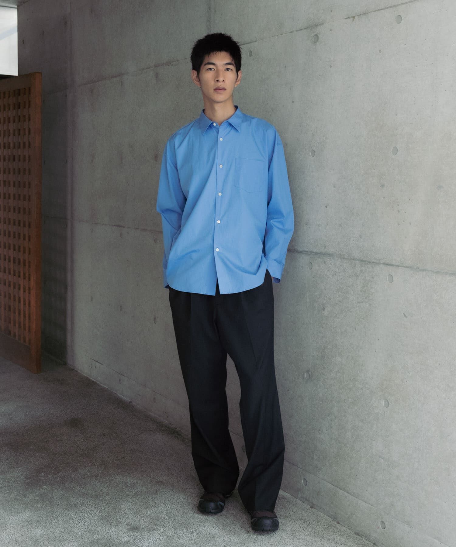 URBAN RESEARCH「new basic　THOMAS MASON LONG-SLEEVE OVER SHIRTS」|シャツ・ブラウス|