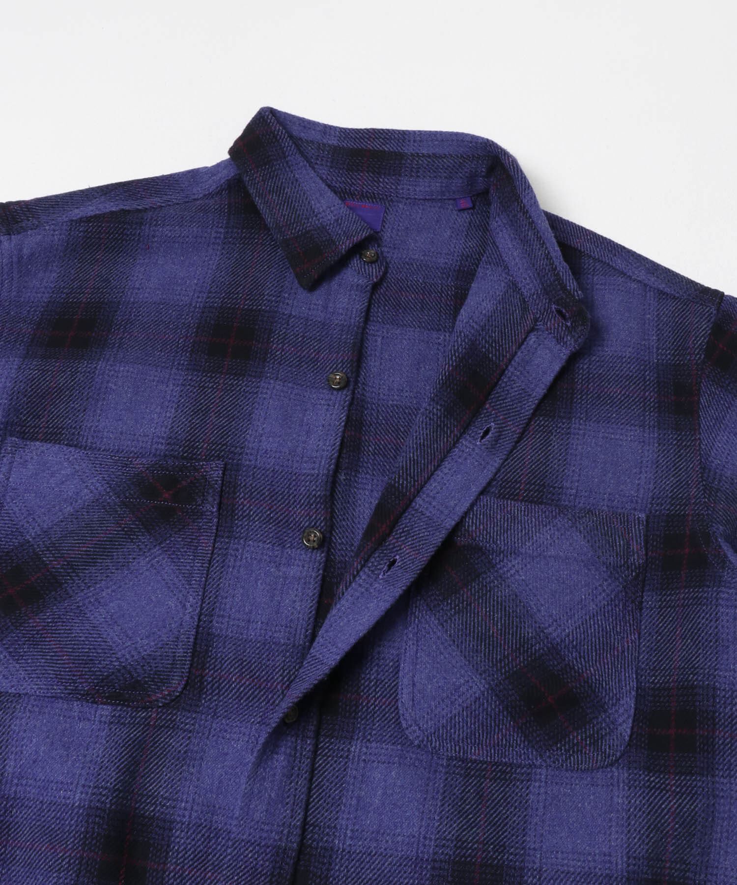 Sonny Label 「BIG MAC　CHECK DYE LONG-SLEEVE SHIRTS」|シャツ・ブラウス|