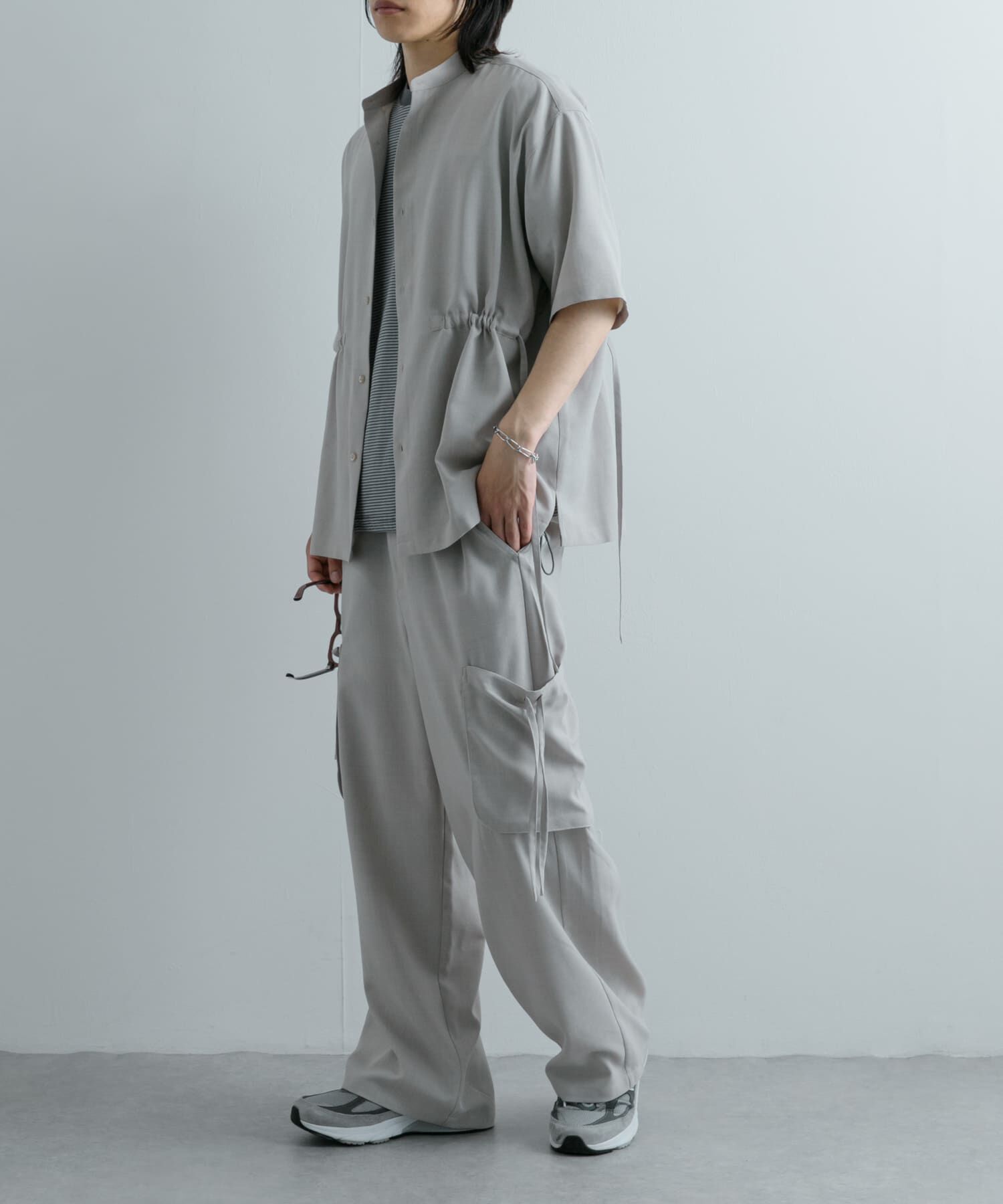 SENSE OF PLACE by URBAN RESEARCH「『セットアップ対応』 リネンライクサイドポケットワイドパンツ」|その他|
