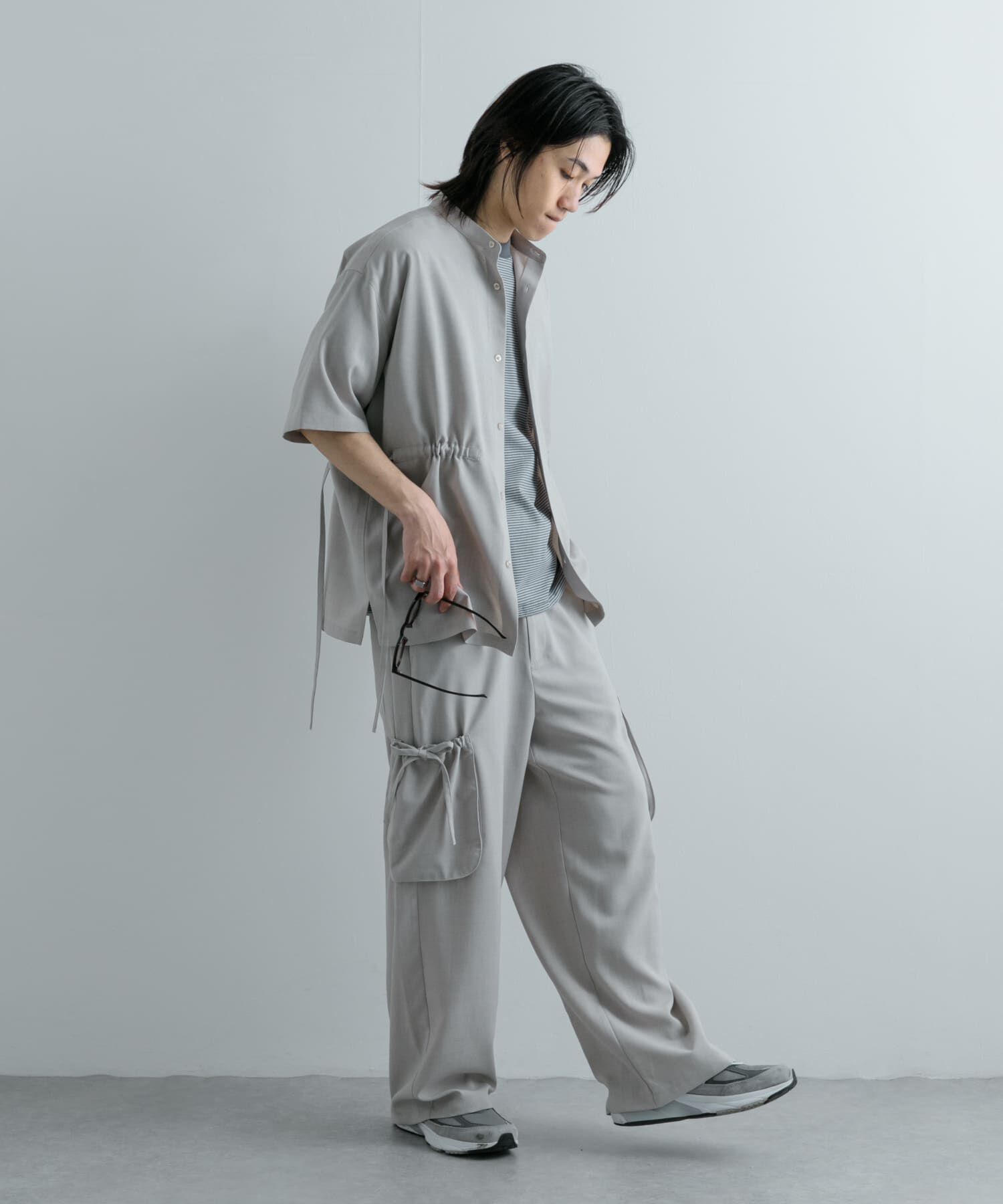 SENSE OF PLACE by URBAN RESEARCH「『セットアップ対応』 リネンライクサイドポケットワイドパンツ」|その他|