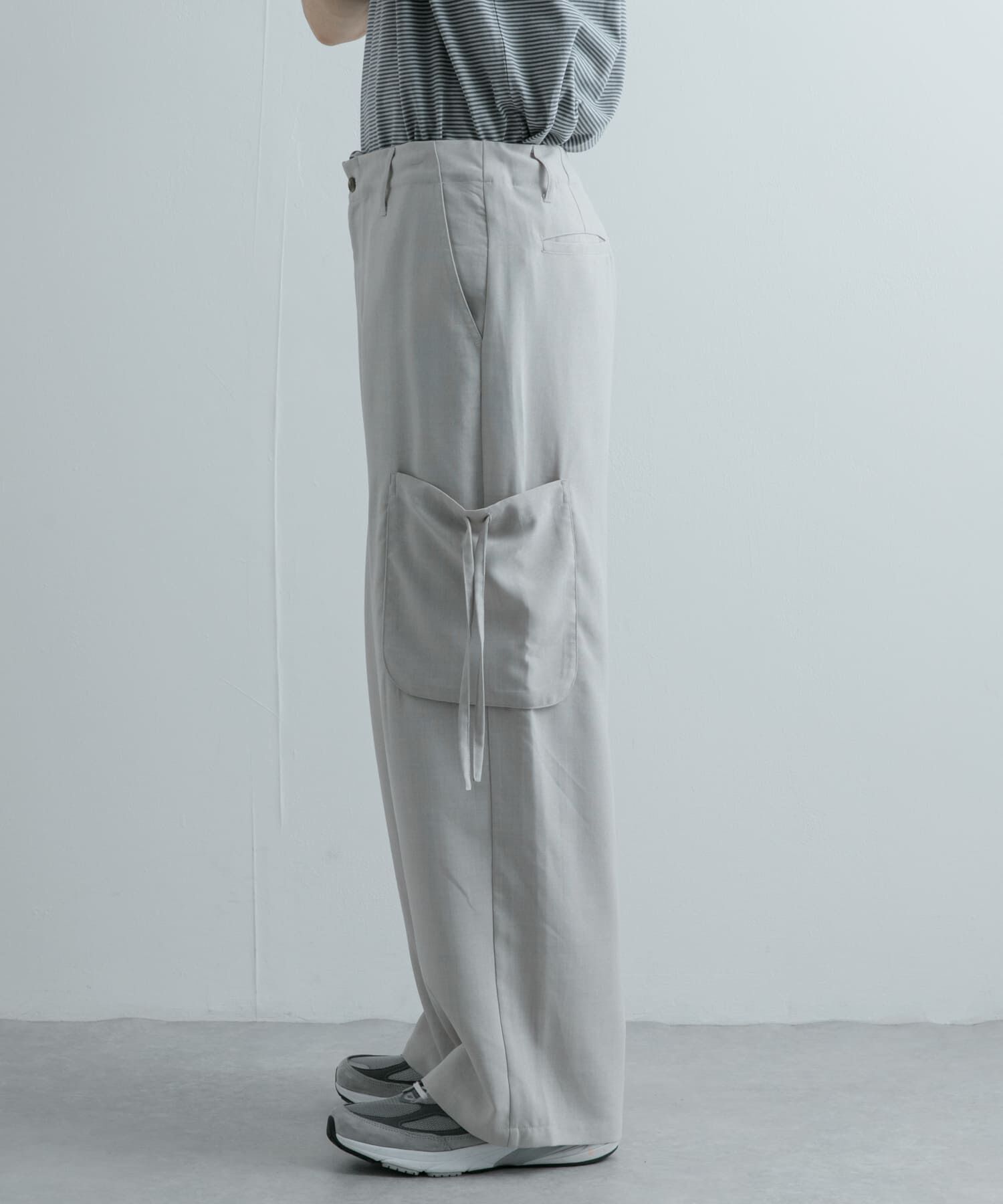 SENSE OF PLACE by URBAN RESEARCH「『セットアップ対応』 リネンライクサイドポケットワイドパンツ」|その他|