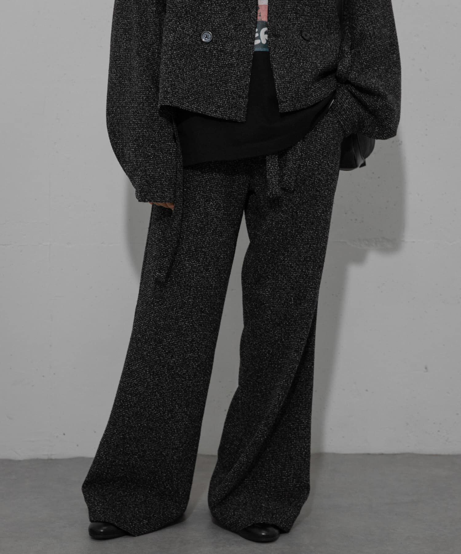 SENSE OF PLACE by URBAN RESEARCH「『わたべ&times;SOP』『セットアップ対応』ツイードワイドフレアパンツ」|その他|