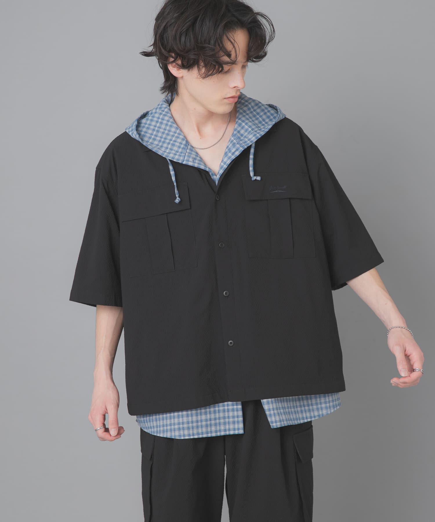 SENSE OF PLACE by URBAN RESEARCH「『別注』Converse&times;SENSE OF PLACE　JACK PURCELLショートスリーブシャツ」|シャツ・ブラウス|