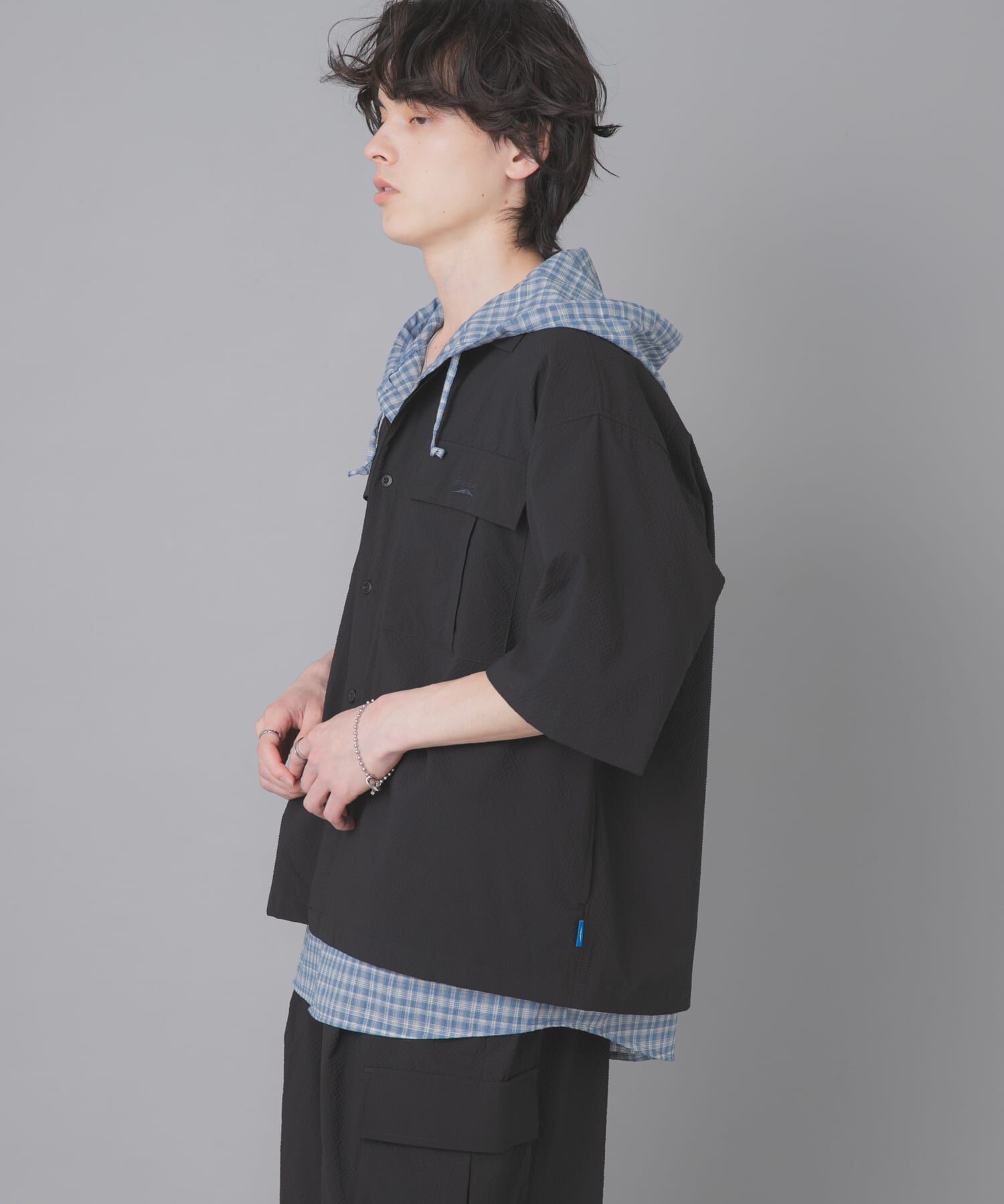 SENSE OF PLACE by URBAN RESEARCH「『別注』Converse&times;SENSE OF PLACE　JACK PURCELLショートスリーブシャツ」|シャツ・ブラウス|